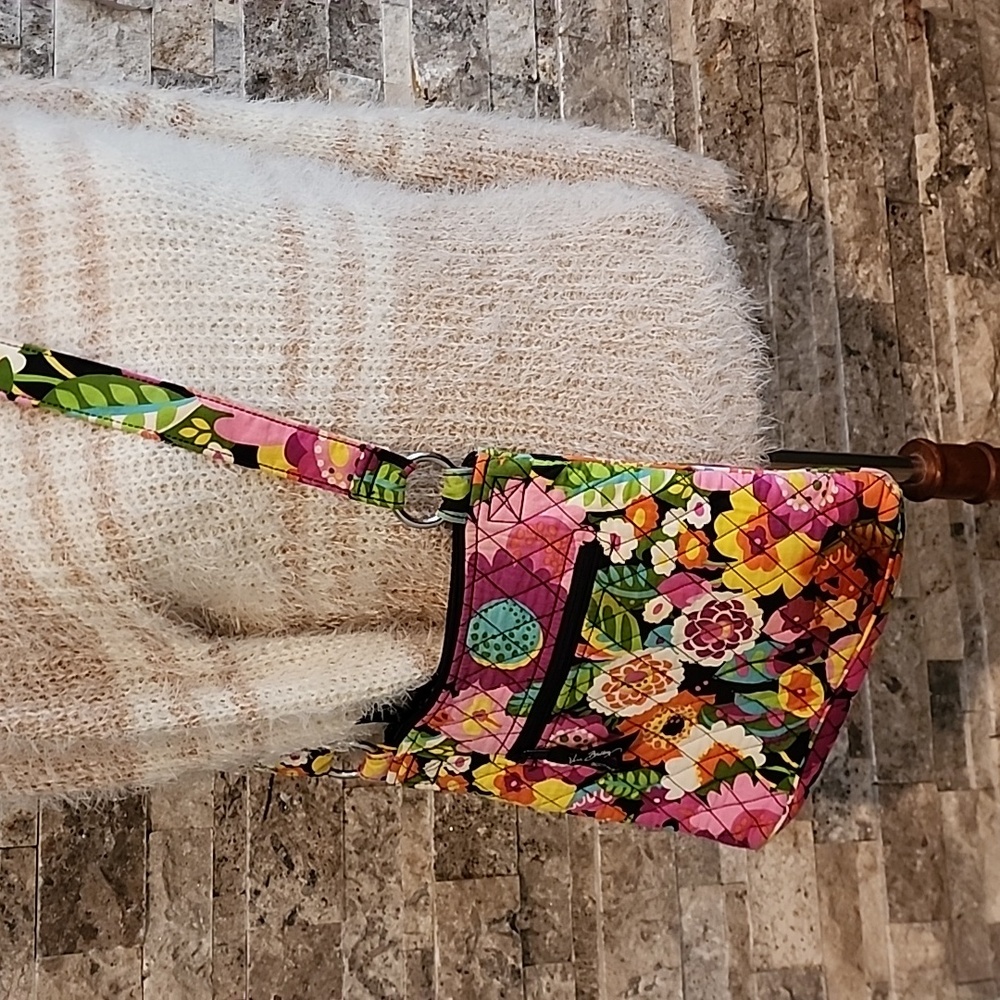 Vera Bradley Hipster in Va Va Bloom Shoulder Bag Crossbody Purse Floral